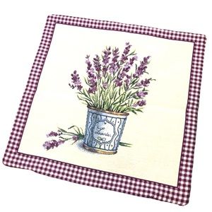 NEW lavender pillowcase 16.5”x17”